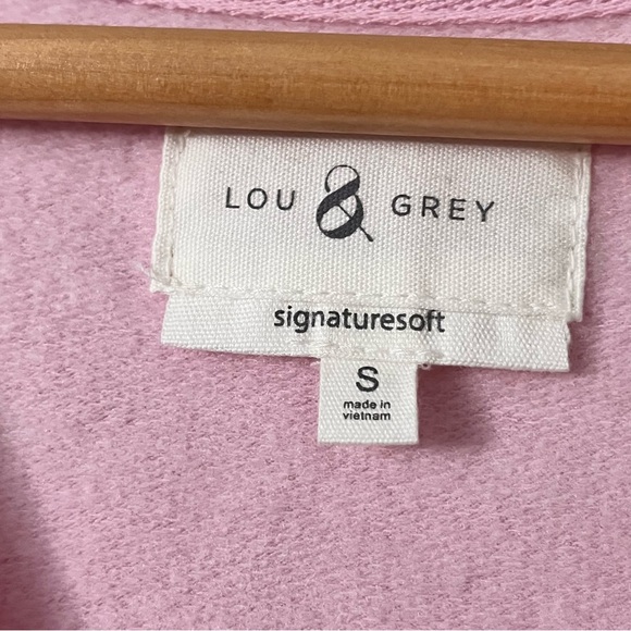 Lou & Grey Signaturesoft V-Neck Pocket Dress Pink - Picture 5 of 7